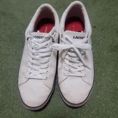 LACOSTE ホワイト スニーカー 27cm