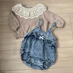 トップス ロンパース 2点セット 80cm