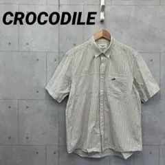 CROCODILE クロコダイル 半袖シャツ ボタンダウン LL ベージュのサムネイル