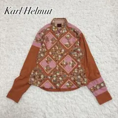 ヒステリックグラマー 花柄シアーブラウス ヒョウ柄レオパード