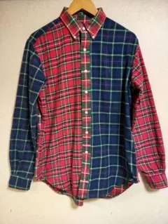 ラルフローレンチェック柄コットン長袖シャツ