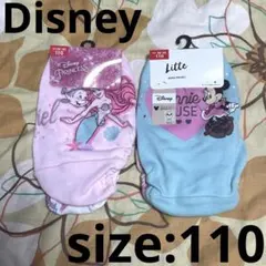 新品 ☆ Disney ☆ 女の子用ショーツ ☆ キッズ ☆ 4枚組 ☆ 110