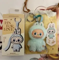 【正規品】イニシャル　ラブブ　I アイ　ミントグリーン　新品未使用