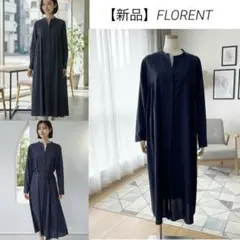 【専用 新品】FLORENT コットン ギャザー シャツワンピースのサムネイル