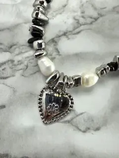 【初出品】JEANASIS ハート型ペンダント付きネックレス