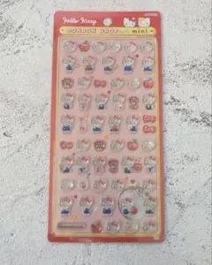 ボンボンドロップシール　ハローキティ赤