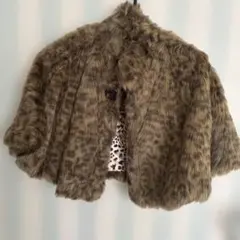 S.P.R. レオパード柄 フェイクファー コート
