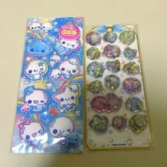 ぷくぷくあわわちゃん シール 2枚セット