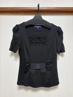 【美品】M'S GRACY エムズグレイシー フリル リボン カットソーのサムネイル