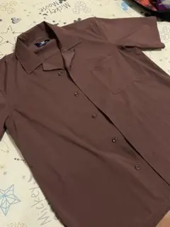 COMME CA COMMUNE 半袖シャツ M ブラウンのサムネイル