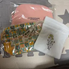 L'OCCITANEポーチと巾着3点セット