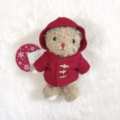 新品 タリーズ ベアフル テディベア キーホルダー ダッフルコート