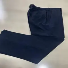 ユニクロ　スラックス　感動パンツ　ネイビー　ウエスト95㎝のサムネイル