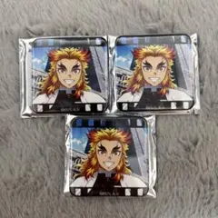 鬼滅の刃　ufotable DININGランダム　スクエア缶バッジ　煉獄杏寿郎