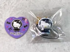 ハロー キティ　マスコット ストラップ　ロリータ ブラック　サンリオ