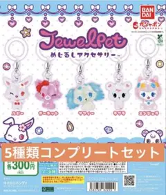 【新品】ジュエルペット　めじるしアクセサリー　5種コンプリートセット