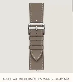 新品未使用 42MM HERMES APPLE WATCH シンプルトゥール