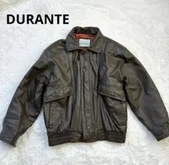DURANTE ブラウン バイカー A-2 90'Sカウレザー ヴィンテージ
