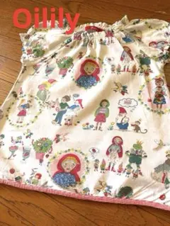 オイリリー☆ パフスリーブTシャツ　116cmのサムネイル