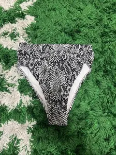インポートビキニ パイソン柄 モノトーン ボトムス