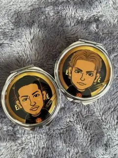 EXILE AKIRA・SHOKICHI 2個セットコンパクトミラー