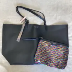 【新品タグ付】Victoria's Secret トートバッグ ポーチ付き
