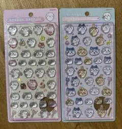 ボンボンドロップシール　ちいかわ　うさぎ　ハチワレ　2点セット