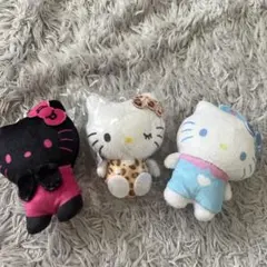 ハローキティ　ぬいぐるみボールチェーン