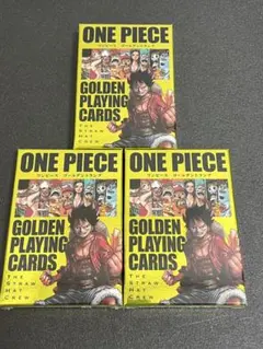 【3点セット 新品未開封】ONEPIECE ゴールデントランプ ジャンプショップ