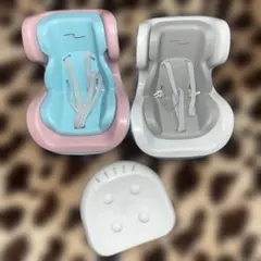 ぬいぐるみ用チャイルドシート ぬい活 ピンク ブルー グレー 灰色 水色
