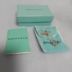 TIFFANY&Co、　オーブンハート・ミニのペダントネックレス　シルバー925