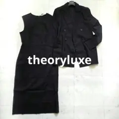 セオリーリュクス　 リネン混　ストレッチ　セットアップ　ワンピース　ダブル