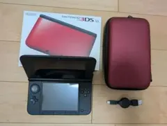 ニンテンドー3DS LL レッド/ブラック ケース付き