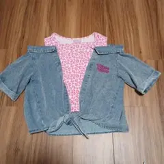 しまむら　ギャルキティ　ハローキティ 肩だし Tシャツ