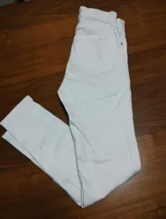 PLST ホワイト スキニーデニムパンツ XXS