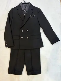 ブラック フォーマルスーツセット120センチ