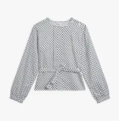 アニエスベー　ハートブラウス　38 日本製