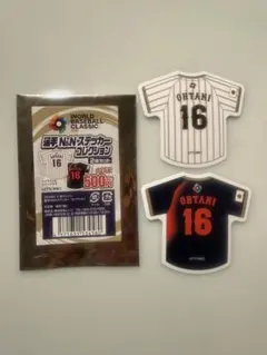 WBC2026 大谷翔平 16番 ステッカーセット 2枚入り