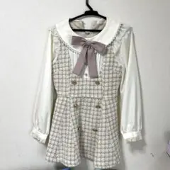 【リズリサ公式購入】ツイードセットアップ LIZLISA