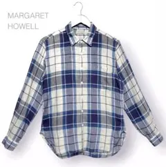 MARGARET HOWELL マーガレットハウエル 長袖 リネン シャツ - メルカリ