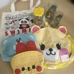 SWIMMER ウサギデザインポーチ その他　７点セット