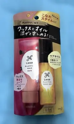 【未開封】Liese プレイフルセット 洗い流さないトリートメント&ワックスのサムネイル