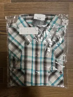 メンズ　半袖シャツ　ウエスタンシャツ　Lサイズ