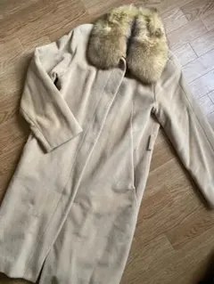 ウールコート　11号　アンゴラ　フォックス