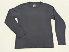 無印良品 クルーネック 長袖Ｔシャツ 紺色 M ネイビー 美品のサムネイル