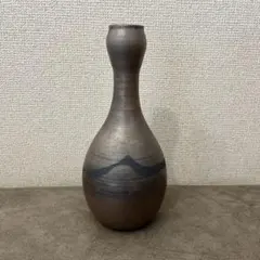 信楽焼 花入 東本願寺 修復土使用 花器 新品　箱付のサムネイル