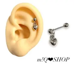 軟骨ピアス ミニ 立体ハート