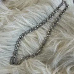 マグネットハートネックレス　シルバー