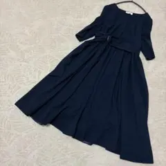 美品✨スウィートマミー　ジョーゼットフレアワンピース　マタニティウェア　授乳服