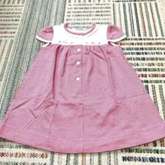 ⭐︎familiar ファミリア⭐︎ ギンガムチェック ワンピース　80サイズ